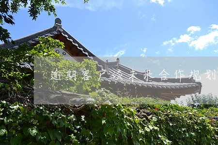逾期客户谈未来合作规划 逾期客户谈未来合作规划