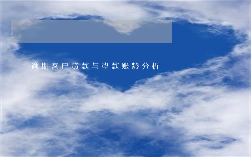 逾期客户贷款与垫款账龄分析 逾期客户贷款与垫款账龄分析