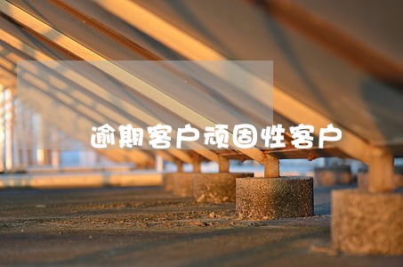逾期客户顽固性客户 逾期客户顽固性客户