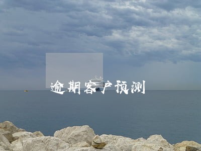 逾期客户预测 逾期客户预测