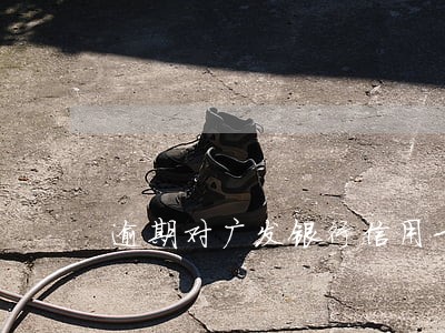 逾期对广发银行信用卡申请