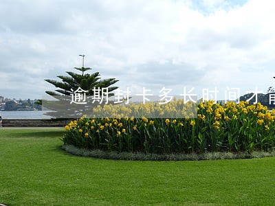 逾期封卡多长时间才能重新办理 逾期封卡多长时间才能重新办理
