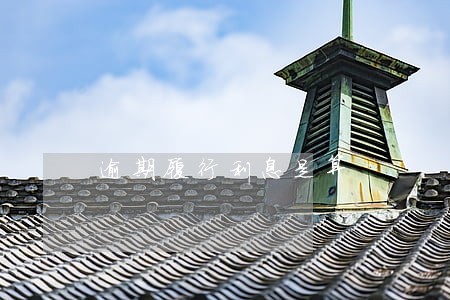 逾期履行利息是算