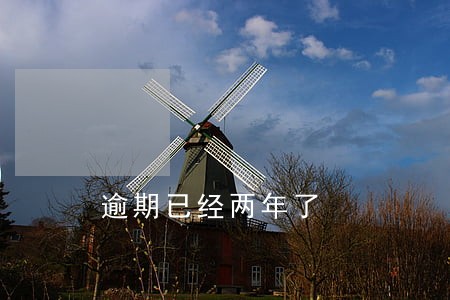 逾期已经两年了 逾期已经两年了