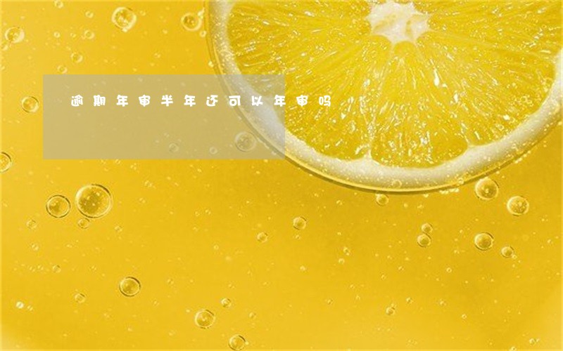 逾期年审半年还可以年审吗 逾期年审半年还可以年审吗