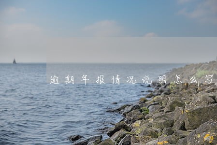 逾期年报情况说明怎么写 逾期年报情况说明怎么写