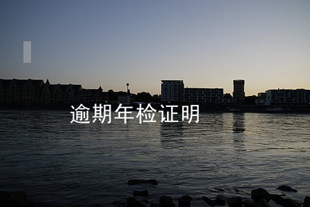 逾期年检证明 逾期年检证明