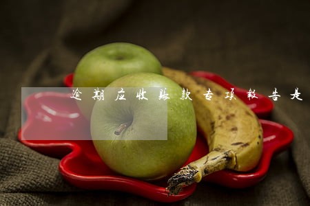 逾期应收账款专项报告是什么 逾期应收账款专项报告是什么