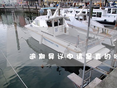 逾期异议申请是真的吗 逾期异议申请是真的吗