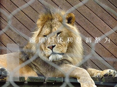 逾期归还利息调整为 逾期归还利息调整为