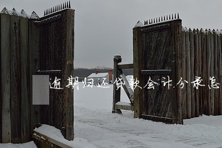 逾期归还贷款会计分录怎么写 逾期归还贷款会计分录怎么写