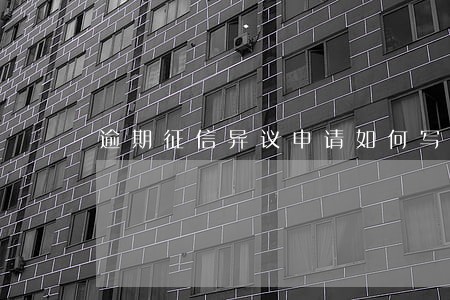 逾期征信异议申请如何写 逾期征信异议申请如何写