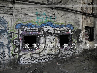 逾期征信报告怎么处理