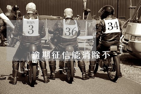 逾期征信能消除不 逾期征信能消除不