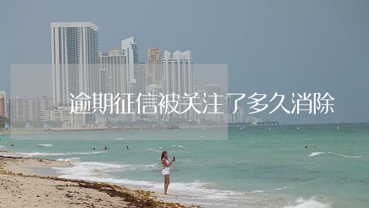逾期征信被关注了多久消除 逾期征信被关注了多久消除