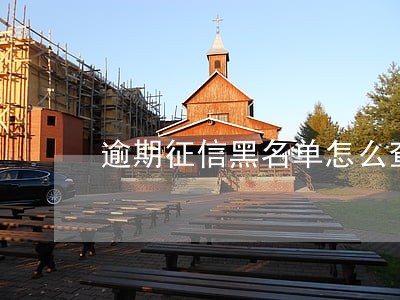逾期征信黑名单怎么查 逾期征信黑名单怎么查