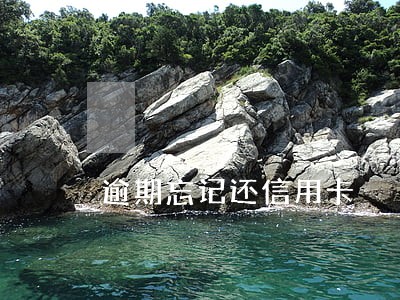 逾期忘记还信用卡 逾期忘记还信用卡