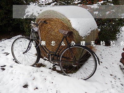 逾期怎么办理无检验合格标志 逾期怎么办理无检验合格标志