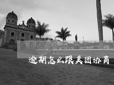 逾期怎么跟美团协商 逾期怎么跟美团协商