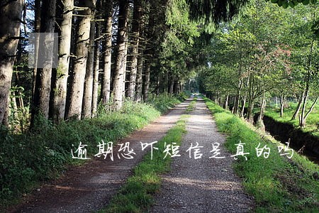 逾期恐吓短信是真的吗