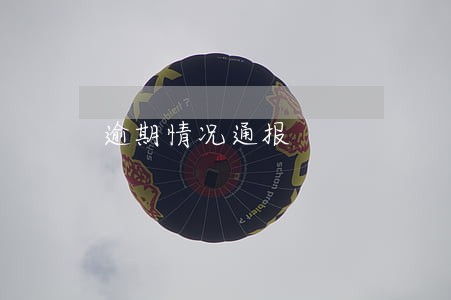 逾期情况通报