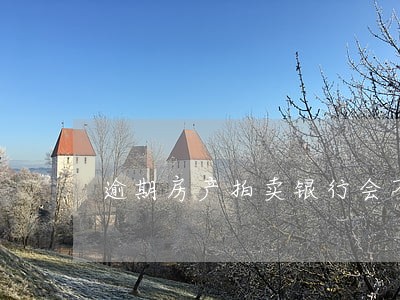 逾期房产拍卖银行会不会自己收购 逾期房产拍卖银行会不会自己收购