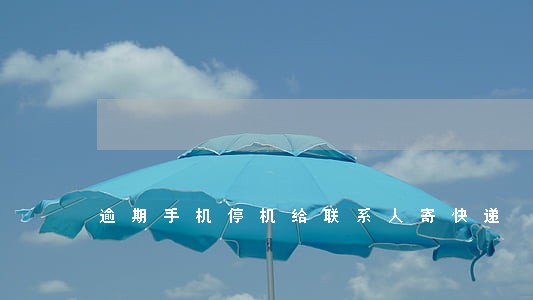 逾期手机停机给联系人寄快递