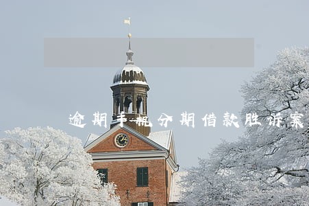 逾期手机分期借款胜诉案例 逾期手机分期借款胜诉案例