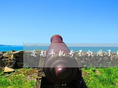逾期手机号不能用了怎么办 逾期手机号不能用了怎么办