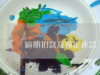 逾期扣款及预定还款