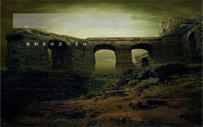 逾期承担违约责任 逾期承担违约责任