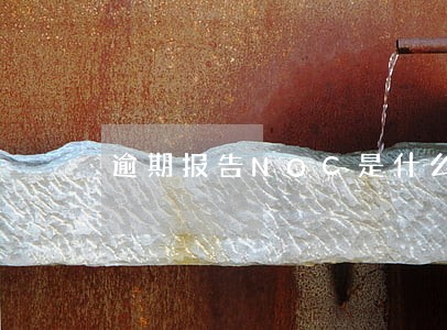 逾期报告NOC是什么 逾期报告NOC是什么