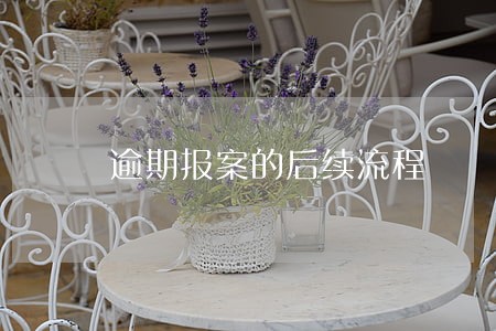 逾期报案的后续流程 逾期报案的后续流程