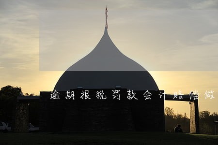 逾期报税罚款会计赔偿做账