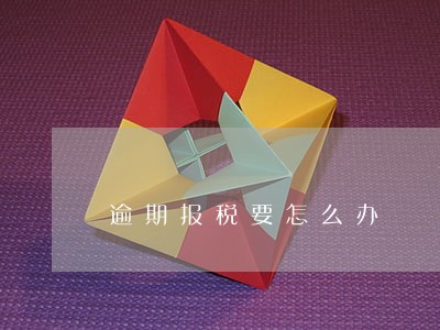 逾期报税要怎么办 逾期报税要怎么办