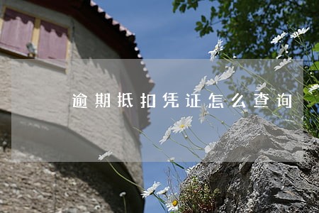 逾期抵扣凭证怎么查询 逾期抵扣凭证怎么查询