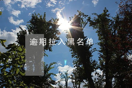 逾期拉入黑名单 逾期拉入黑名单