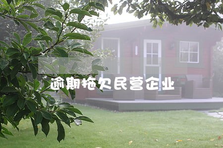 逾期拖欠民营企业 逾期拖欠民营企业