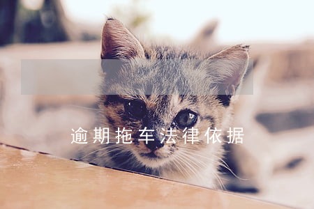 逾期拖车法律依据 逾期拖车法律依据