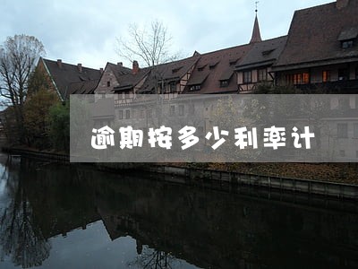逾期按多少利率计 逾期按多少利率计