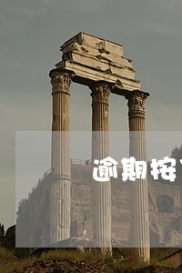 逾期按货款 逾期按货款