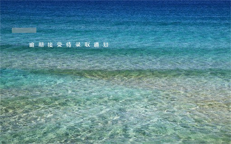 逾期接受待录取通知 逾期接受待录取通知