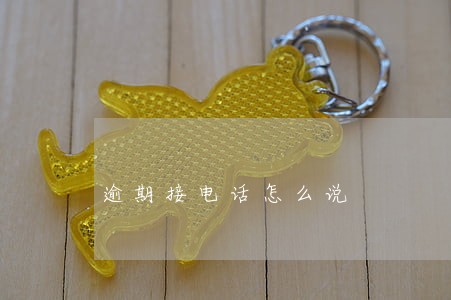 逾期接电话怎么说 逾期接电话怎么说
