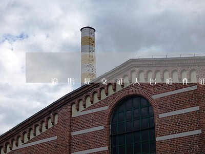 逾期提交证人出庭作证申请 逾期提交证人出庭作证申请