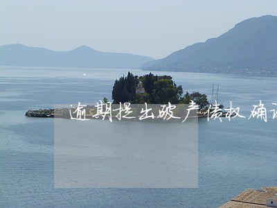 逾期提出破产债权确认诉讼 逾期提出破产债权确认诉讼