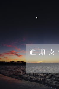 逾期支付判决金额 逾期支付判决金额