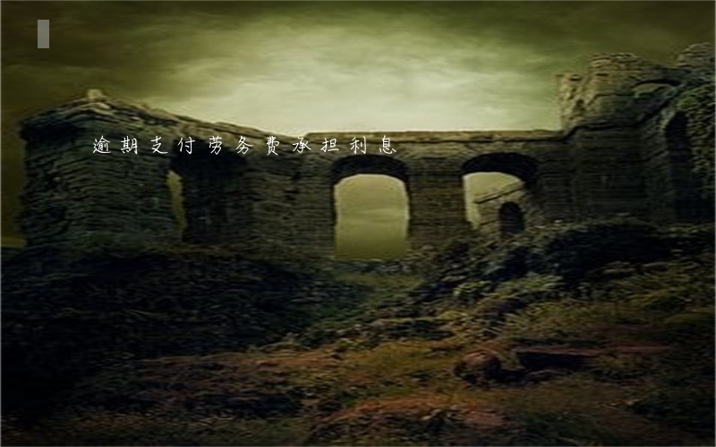 逾期支付劳务费承担利息 逾期支付劳务费承担利息