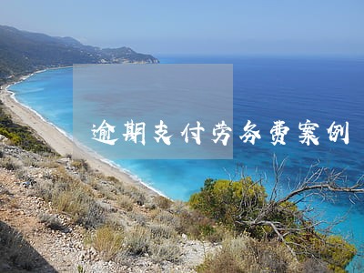 逾期支付劳务费案例 逾期支付劳务费案例