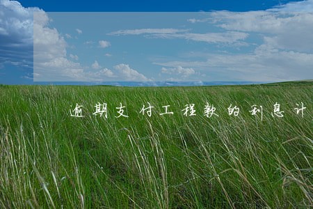 逾期支付工程款的利息计算标准 逾期支付工程款的利息计算标准