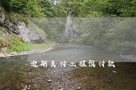 逾期支付工程预付款 逾期支付工程预付款
